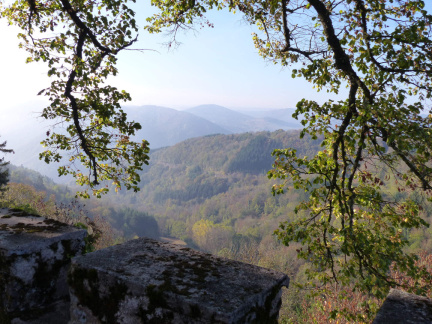 Vue des remparts St Privat