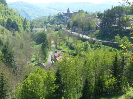Vue de la route du Villard